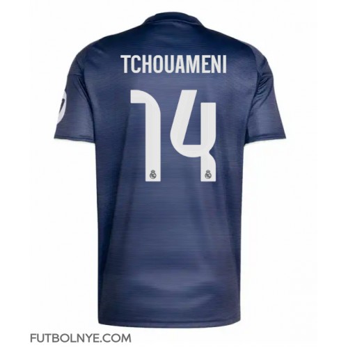 Camiseta Real Madrid Aurelien Tchouameni #14 Visitante Equipación 2025-26 manga corta Camiseta Real Madrid Aurelien Tchouameni #14 Visitante Equipación 2025-26 manga corta